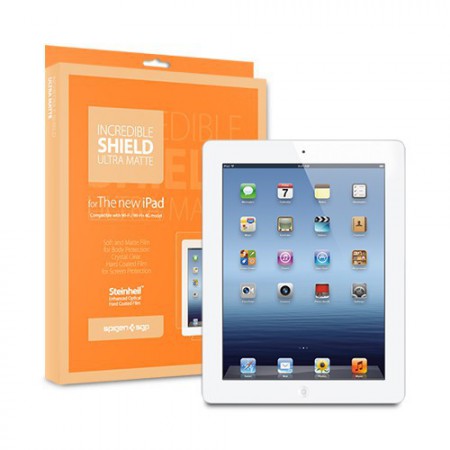 Пленка SGP The new iPad 4G LTE / Wifi Incredible Shield Series (Ultra Matte) фото 1