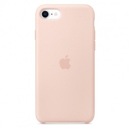 Силиконовый чехол для iPhone SE, Розовый песок 