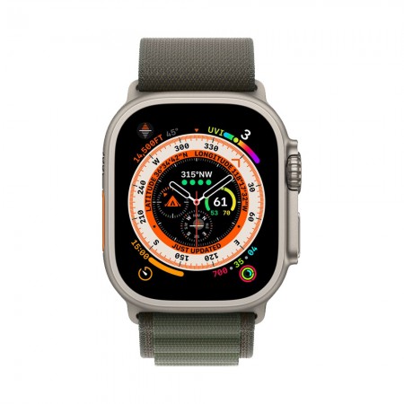 Часы Apple Watch Ultra 49mm Titanium Green, Alpine Loop, Small фото 2