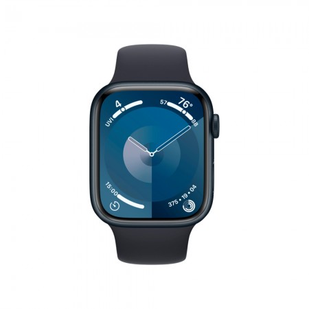 Часы Apple Watch Series 9 GPS 41mm Midnight Aluminum Case with Midnight Sport Band - S/M фото 2