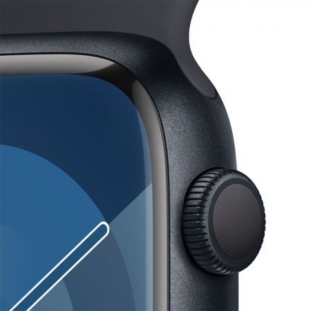 Часы Apple Watch Series 9 GPS 41mm Midnight Aluminum Case with Midnight Sport Band - S/M фото 3