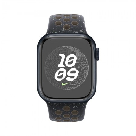 Часы Apple Watch Series 9 GPS 45mm Midnight Aluminum Case with Sky Nike Sport Band (M/L) фото 1