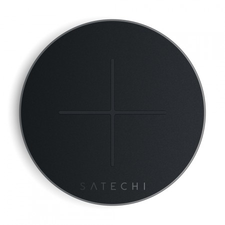 Беспроводное зарядное устройство Satechi Type-C PD &amp; QC Wireless Charger, Space Gray фото 4