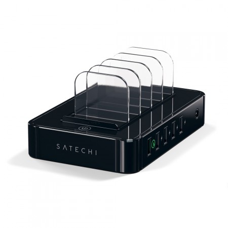 Зарядная станция Satechi 5-Port USB с Qualcomm, Black фото 3