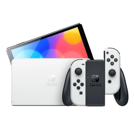 Игровая приставка Nintendo Switch OLED 64 ГБ, белый фото 2