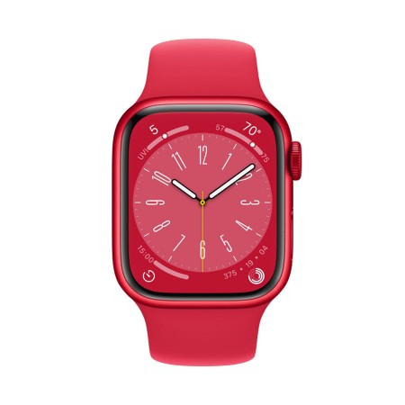 Умные часы Apple Watch Series 8 GPS 41mm (PRODUCT)RED Aluminum Case with (PRODUCT)RED Sport Band - S/M фото 2