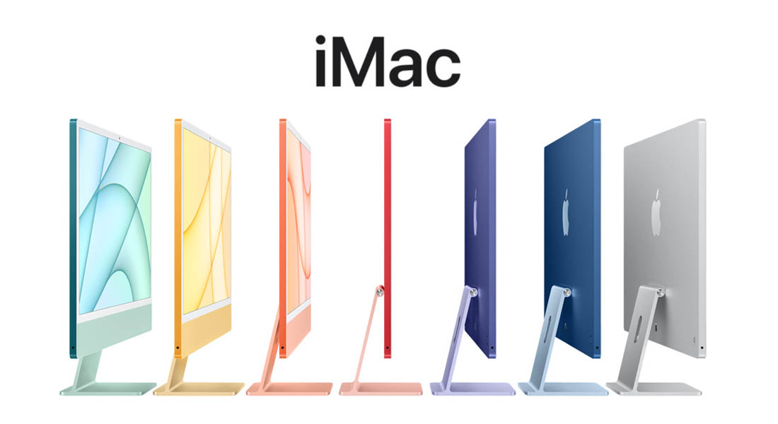 Моноблок Apple iMac 4.5K 24" (2021) Оранжевый (M1 8-Core, 8-Core GPU, 8/256 GB)  фото