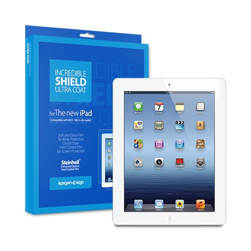 Пленка SGP The new iPad 4G LTE / Wifi Incredible Shield Series (Ultra Matte)  фото