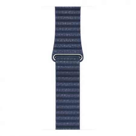 Ремешок Apple Watch 42mm Blue Leather Loop - Medium (MJ502ZM/A) фото 1