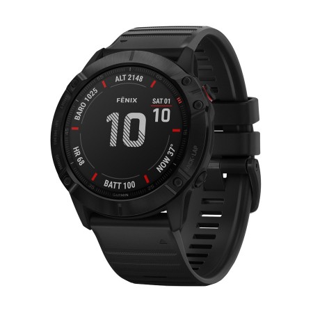 Часы Garmin Fenix 6X Pro, черный фото 1