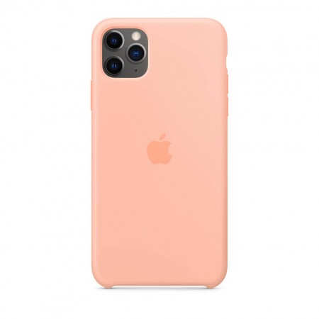 Силиконовый чехол для iPhone 11 Pro Max, Розовый грейпфрут 