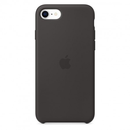 Силиконовый чехол для iPhone SE, Чёрный фото 1