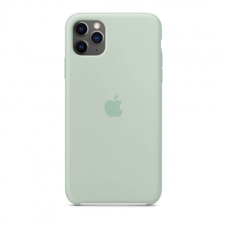 Силиконовый чехол для iPhone 11 Pro Max, Голубой берилл 