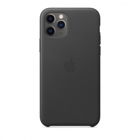 Кожаный чехол для iPhone 11 Pro, Чёрный фото 1