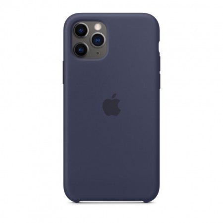Силиконовый чехол для iPhone 11 Pro, Тёмно-синий 