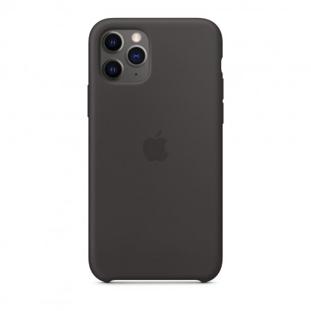Силиконовый чехол для iPhone 11 Pro, Чёрный фото 1