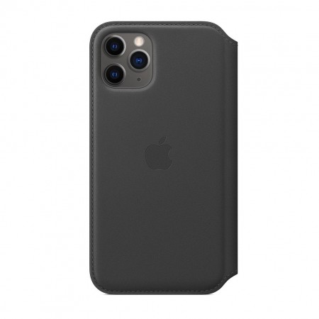 Кожаный чехол Folio для iPhone 11 Pro, Чёрный фото 1
