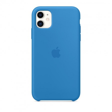 Силиконовый чехол для iPhone 11, Синяя волна фото 1
