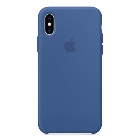 Силиконовый чехол для iPhone XS, Голландский синий 