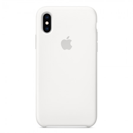 Силиконовый чехол для iPhone XS, Белый 
