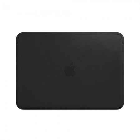Кожаный чехол для MacBook 12, Чёрный 