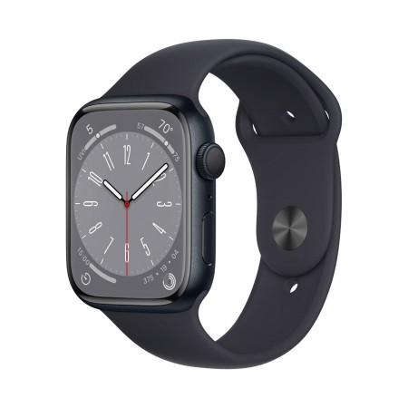 Умные часы Apple Watch Series 8 GPS 45mm Midnight Aluminum Case with Midnight Sport Band - S/M фото 1