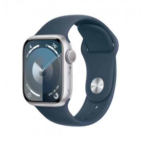 Часы Apple Watch Series 9 GPS 41mm Blue Aluminum Case with Blue Sport Band - S/M фото 1
