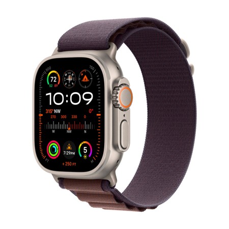 Часы Apple Watch Ultra 2 GPS+Cellular 49mm Titanium Case, Indigo Alpine Loop, M фото 1