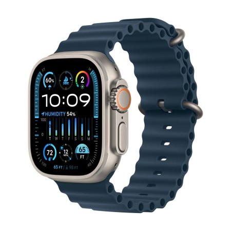 Часы Apple Watch Ultra 2 49mm Titanium Case, Blue Ocean Band фото 1