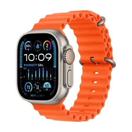 Часы Apple Watch Ultra 2 49mm Titanium Case, Orange Ocean Band фото 1