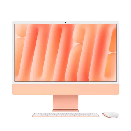 Apple iMac 4.5K 24&quot; Orange (M4 8-Core, 8-Core GPU, 16/256 GB) 2024 фото 1