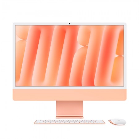 Apple iMac 4.5K 24&quot; Orange (M4 10-Core, 10-Core GPU, 16/512 GB) 2024 фото 1