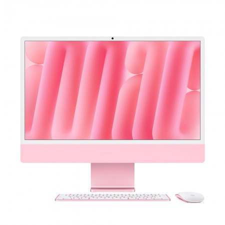 Apple iMac 4.5K 24&quot; Pink (M4 10-Core, 10-Core GPU, 16/512 GB) 2024 фото 1