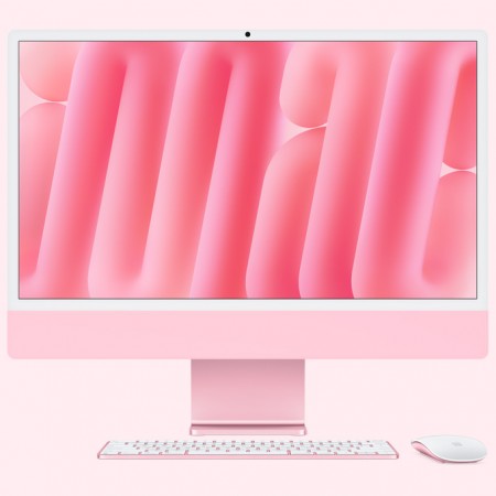 Apple iMac 24&quot; (2024) M4 16/256GB SSD — Pink фото 1