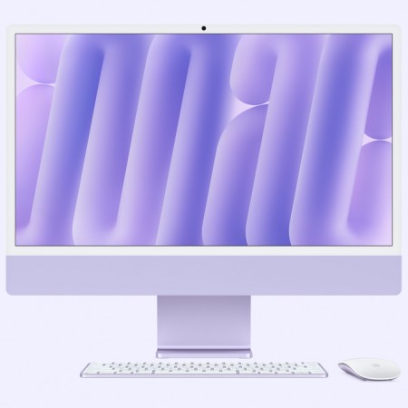 Apple iMac 24&quot; (2024) M4 16/512GB SSD — Purple фото 1