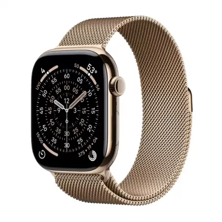 Apple Watch Series 11, 46mm, Gold Titanium, GPS+Cellular фото 1