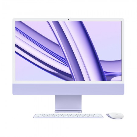 Моноблок Apple iMac 4.5K 24&quot; Purple (M3 8-Core, 10-Core GPU, 8GB, 256 GB) 2023 фото 1