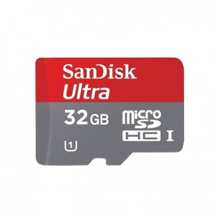 Карта памяти  SanDisk Ultra microSDHC UHS-I 30 Мб/с 32 Гб + SD адаптер 