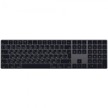 Клавиатура Apple Magic Keyboard with Numeric Keypad Space Gray Bluetooth MRMH2LL/A фото 1