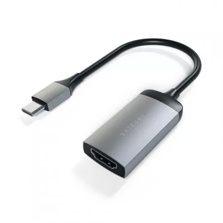 Переходник Satechi Aluminum Type-C TO HDMI Adapter 4K 60HZ, Space Gray фото 1