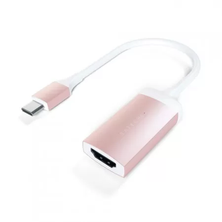 Переходник Satechi Aluminum Type-C TO HDMI Adapter 4K 60HZ, Rose Gold фото 1