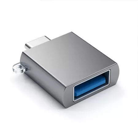 Адаптер Satechi Aluminum Type-C to USB 3.0 Adapter, Space Gray фото 1