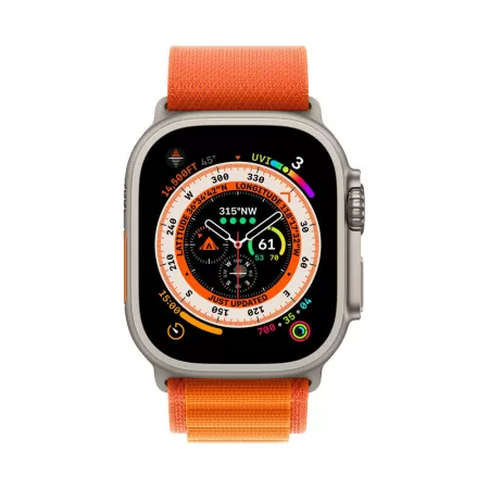 Часы Apple Watch Ultra 49mm Titanium Orange, Alpine Loop, Small фото 1
