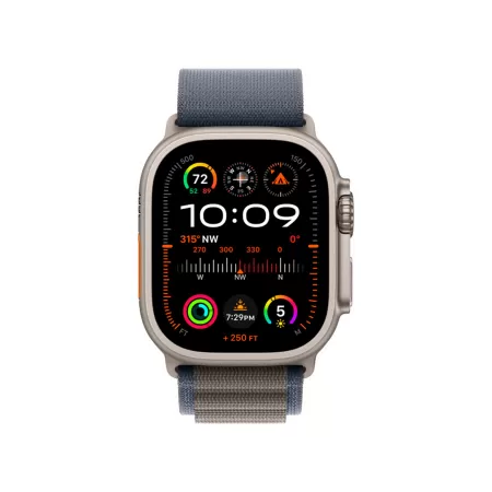 Часы Apple Watch Ultra 2 49mm Titanium Case, Blue Alpine Loop, S фото 1