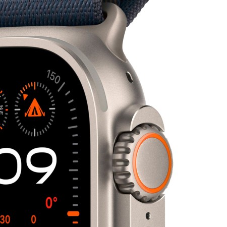 Часы Apple Watch Ultra 2 GPS+Cellular 49mm Titanium Case, Blue Alpine Loop, M фото 3