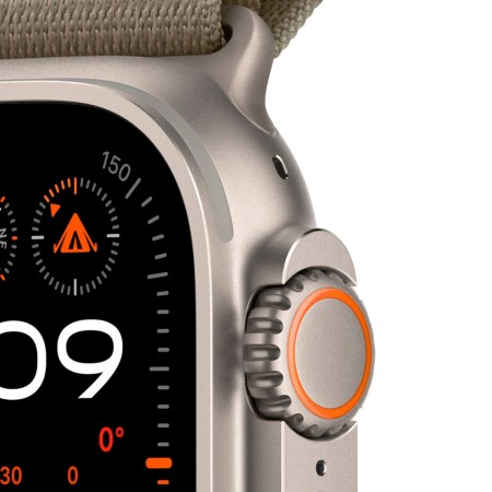 Часы Apple Watch Ultra 2 49mm Titanium Case, Olive Alpine Loop, S фото 3