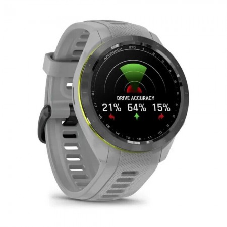 Часы Garmin Approach S70 42 mm Black Ceramic Bezel  / Powder Grey фото 4