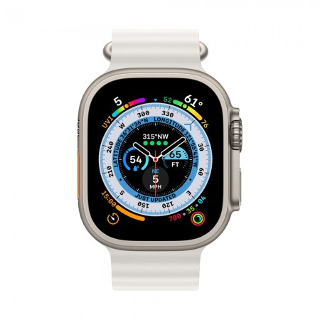 Часы Apple Watch Ultra 49mm Titanium White, Ocean Band (открытая коробка) фото 1