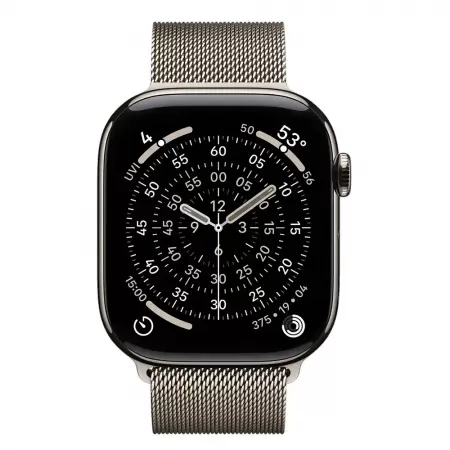 Apple Watch Series 11, 46mm, Natural Titanium, GPS+Cellular фото 2