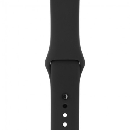 Умные часы Apple Watch S3 GPS+Cellular 38mm Space Gray Aluminium Case with Black Sport Band (MQJP2) фото 3